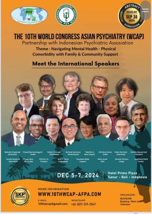 The 10th World Congress Asian Psychiatry (WCAP) 2024